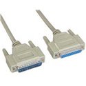 DB25 Serial Cable Male to Female Straight