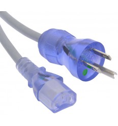 Hospital Grade Power Cord 5-15P to C13 SJT 16/3 2