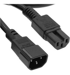 C14 to C15 Power Cord 14AWG