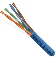 50Ft Cat6 Plenum Bulk Cable Blue