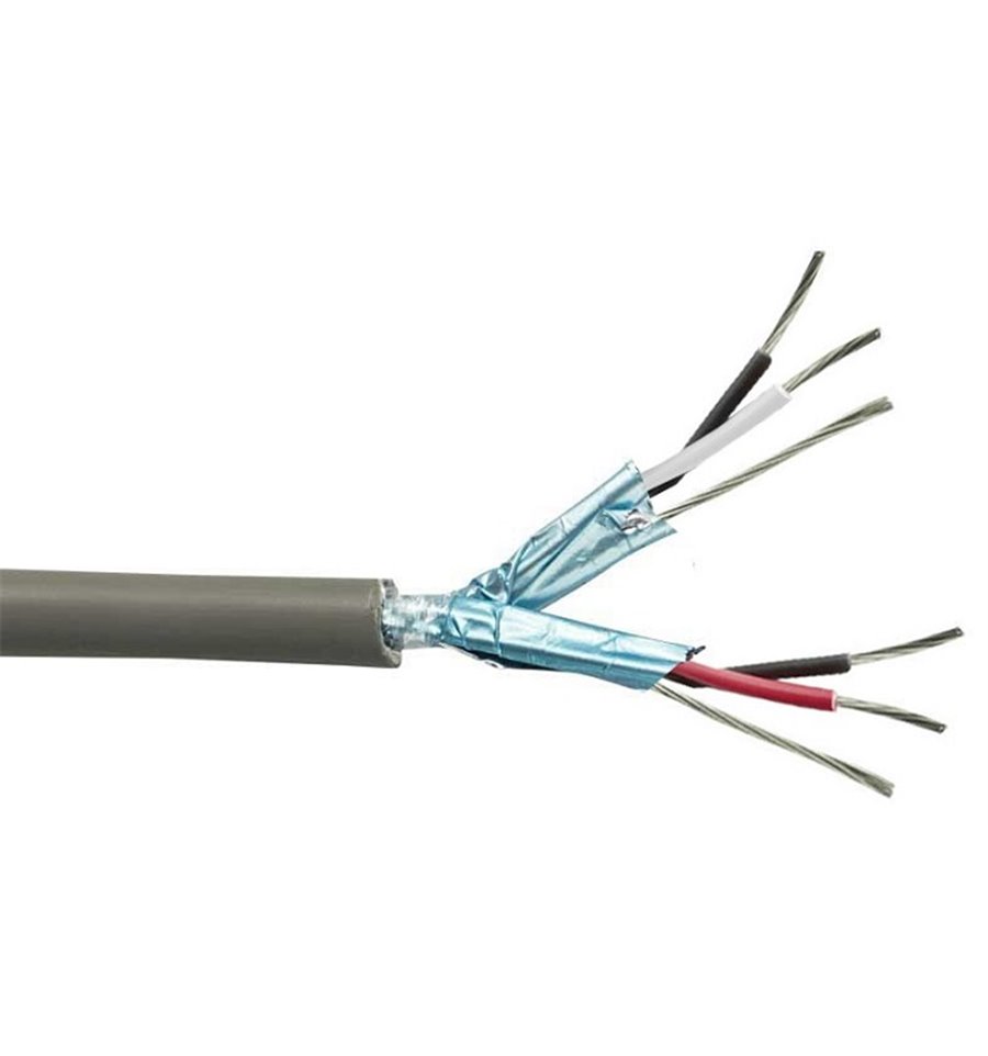 BALANCED LINE LEVEL AUDIO BULK CABLE 22AWG 4 CONDUCTOR Cables4sure Direct Network LLC