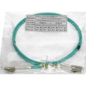 LC UPC to LC UPC Duplex OM4 Multimode Armored PVC (OFNR) 3.0mm Fiber Optic Patch Cable LC UPC to LC UPC Duplex OM4 Multimode Armored PVC (OFNR) 3.0mm Fiber Optic Patch Cable