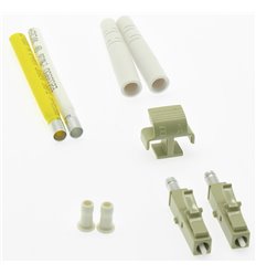 LC UPC Multimode Duplex Connector 2mm Gray (10pack)