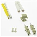 LC UPC Multimode Duplex Connector 2mm Gray (10pack)