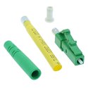 LC APC Singlemode Simplex Connector 3.0mm Green (10pack)