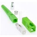 SC APC Singlemode Simplex Connector 3.0mm Green (10pack)