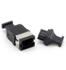 MPO Singlemode Adapter Key-Up Key-Down without Flange Black