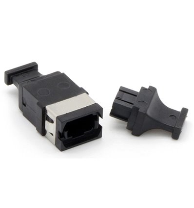 MPO Singlemode Adapter Key-Up Key-Down without Flange Black