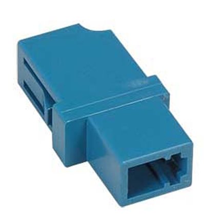 LC UPC Singlemode Simplex Fiber Optic Coupler without Flange, Blue