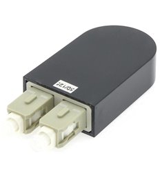 LC Multimode OM3 50/125 Loopback Fiber Optic Adapter