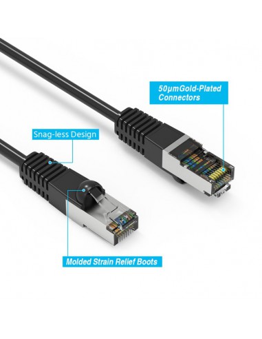 Cat5e Shielded Patch Cable up to 330Ft