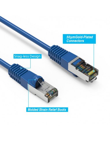 Cat5e Shielded Patch Cable up to 330Ft