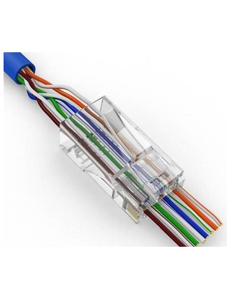 RJ45 Cat6 Feed Through Crimp Connector
