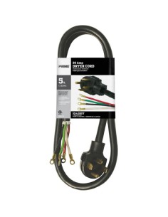 5Ft 10/4 30 Amp 4-Wire Dryer Cord 2