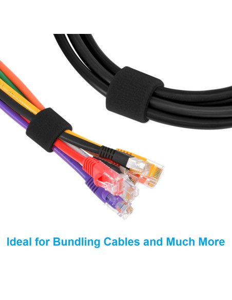 50Ft 0.8" Width Hook and Loop Strap Tape