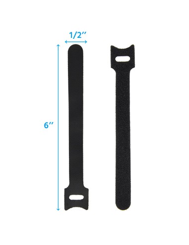 Hook and Loop Wrap Strap 1/2" Width