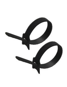 8" Hook and Loop Wrap Strap 1/2" Width Black