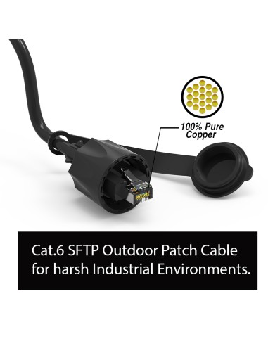 Industrial Outdoor Cat6 Shielded Cable