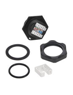 Cat6 RJ45 Shielded Industrial Panel Mount Jack