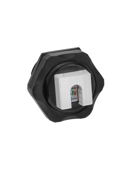 Cat6 RJ45 Shielded Industrial Panel Mount Jack