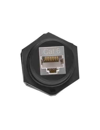 Cat6 RJ45 Shielded Industrial Panel Mount Jack