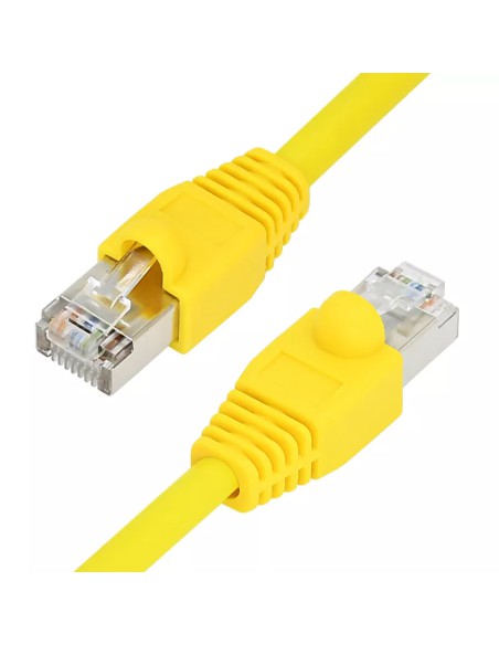 5Ft Cat5E Shielded (FTP) Ethernet Network Booted Cable Yellow