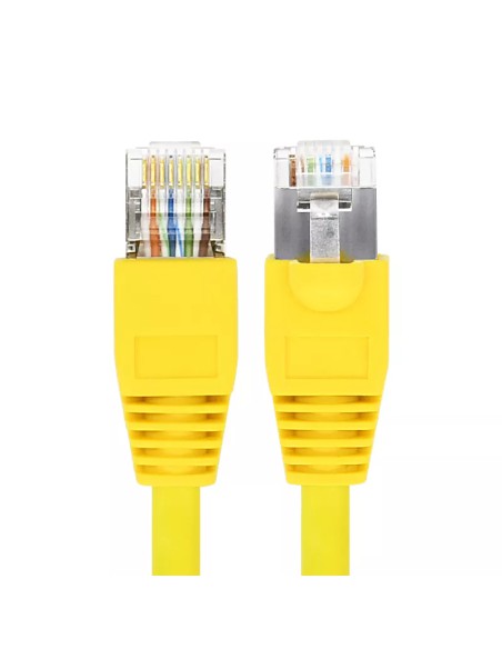 5Ft Cat5E Shielded (FTP) Ethernet Network Booted Cable Yellow