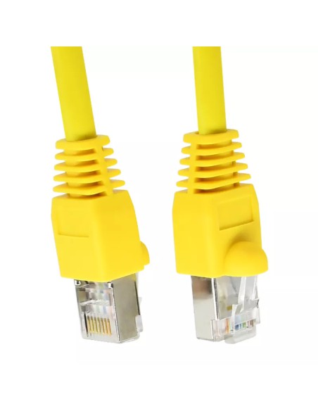 5Ft Cat5E Shielded (FTP) Ethernet Network Booted Cable Yellow
