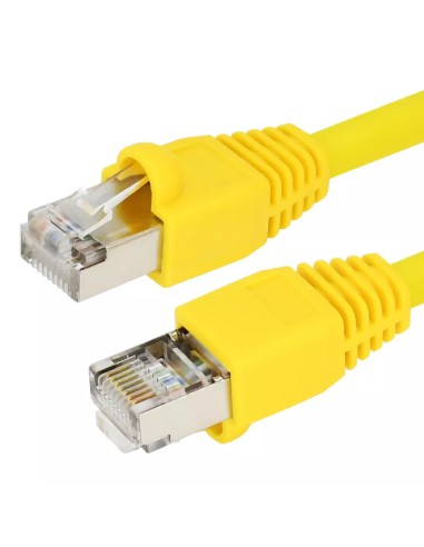 5Ft Cat5E Shielded (FTP) Ethernet Network Booted Cable Yellow