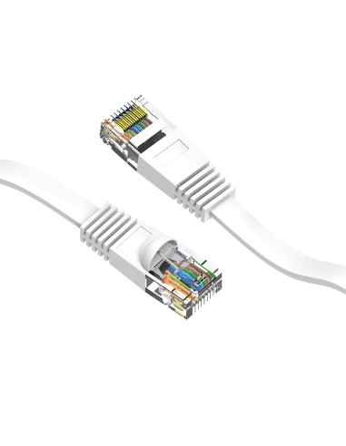 Cat6 U FTP Flat Ethernet Network Cable 30AWG