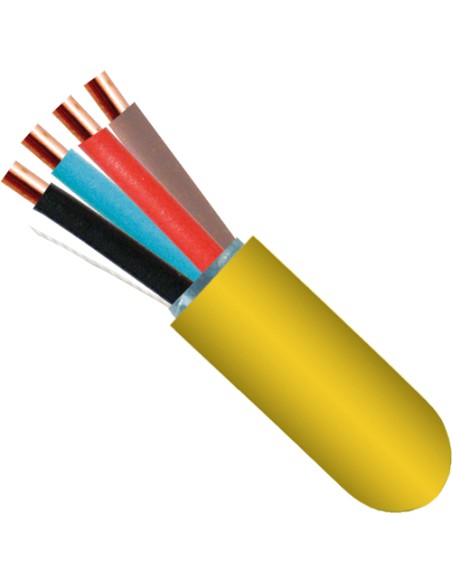 Fire Alarm Cable Plenum 18/4 Shielded 1000Ft Spool