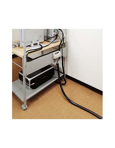 Spiral Cable Zip Wrap White 30mm x 1.5m