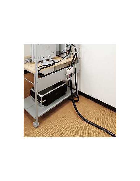 Spiral Cable Zip Wrap White 30mm x 1.5m