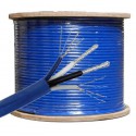 Composite Cable 2x RG6 Quad Shield with 2x Cat6 - 500Ft