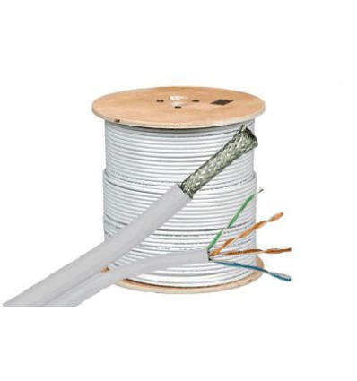 Composite Cable 1x RG6 Quad Shield with 1x Cat5e - 500Ft