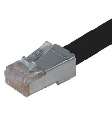 50Ft Cat5e Direct Burial Shielded Gell-type Cable Black