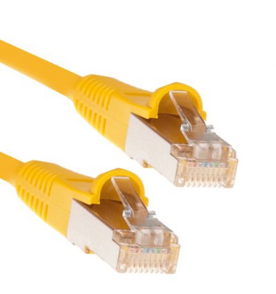 250Ft Cat5e Ethernet Shielded Cable Yellow