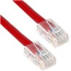 0.5Ft Cat5e Plenum Ethernet Cable Red