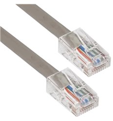 1Ft Cat5e Plenum Ethernet Cable Grey