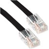 25Ft Cat5e Plenum Ethernet Cable Black