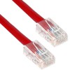 1Ft Cat6 Plenum Ethernet Cable Red