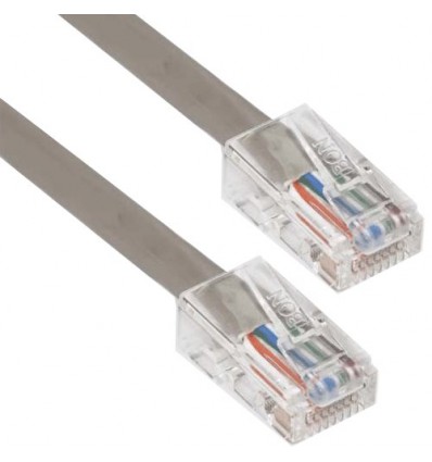 3Ft Cat6 Plenum Ethernet Cable Grey