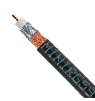 1000Ft RG59 Mini Coax Cable Black