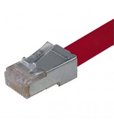 250Ft Cat6 Ethernet Shielded Cable Red