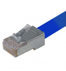 250Ft Cat6 Ethernet Shielded Cable Blue