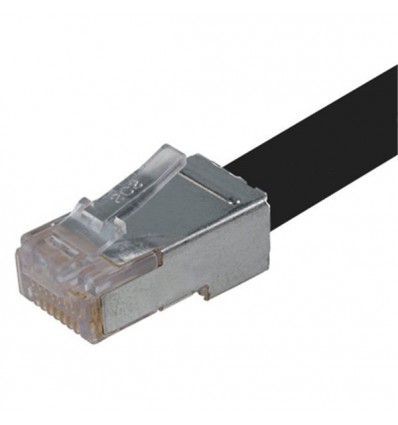250Ft Cat6 Ethernet Shielded Cable Black