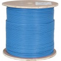 500FT Cat6 Plenum Shielded Bulk Cable Blue