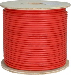 1000Ft Cat6 Solid STP Copper Bulk Cable Red