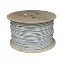 500Ft Cat6a Solid STP Copper Bulk Cable White 500Ft Cat6a Solid STP Copper Bulk Cable White